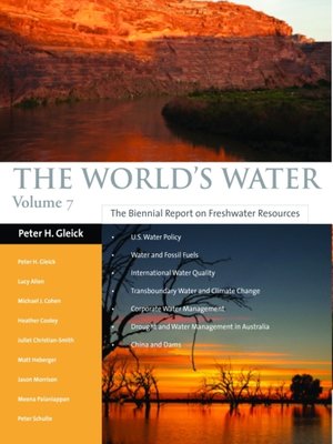 cover image of The World's Water Volume 7